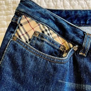 Burberry,size 10,washed dark denim